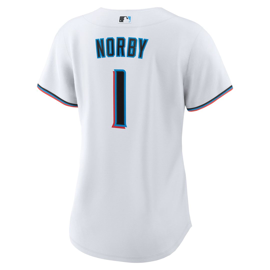 Miami Marlins Nike White Replica Baseball Jersey