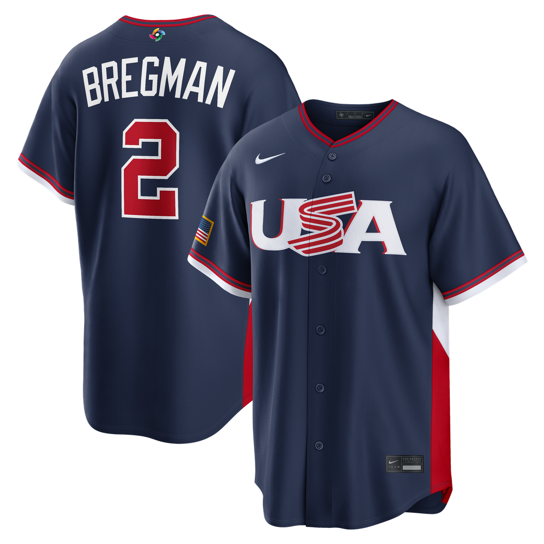 USA Baseball Nike White Baseball Jersey