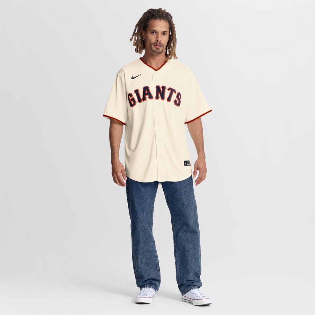 San Francisco Giants Nike Cream Replica Baseball Jersey