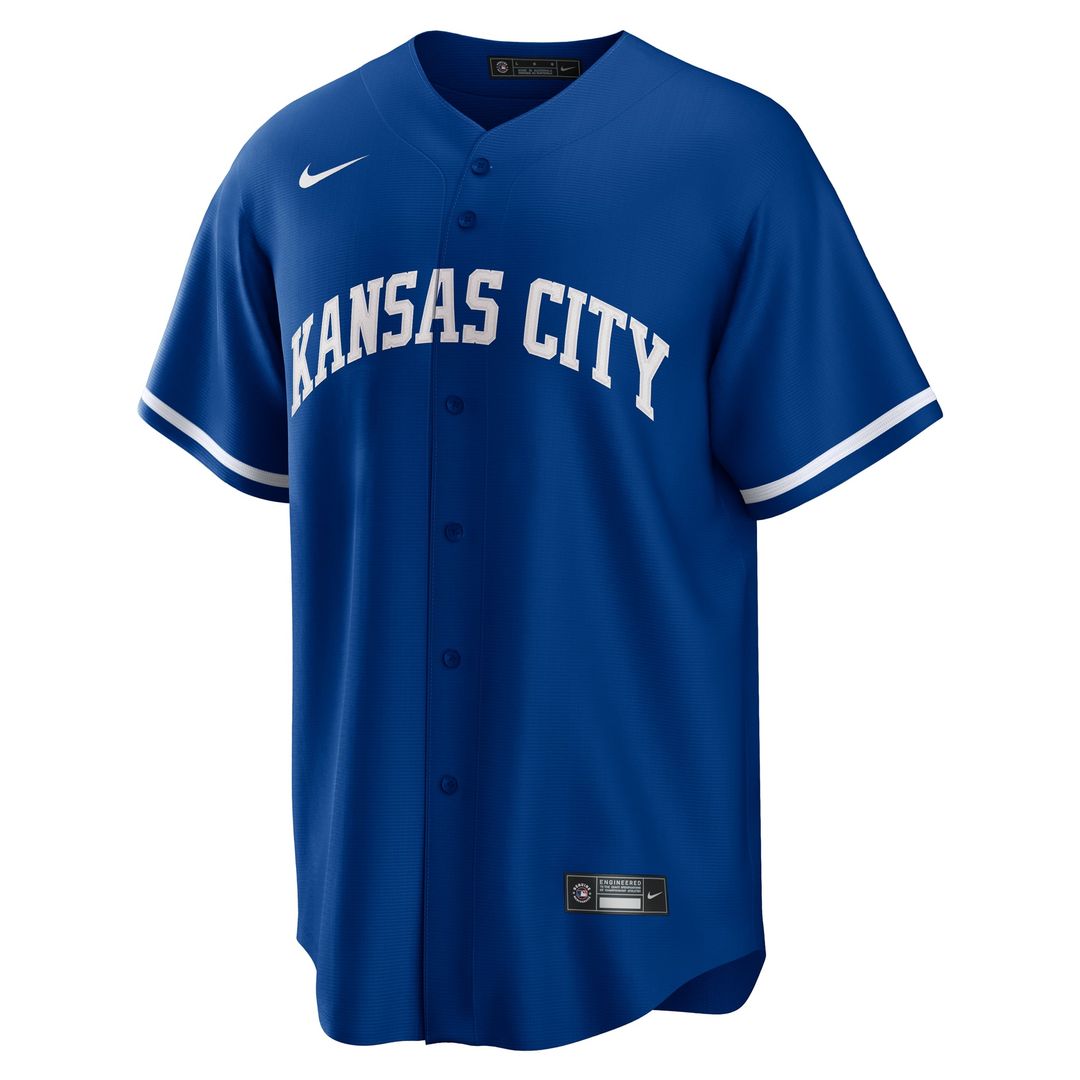 Kansas City Royals Nike Blue Replica Baseball Jersey