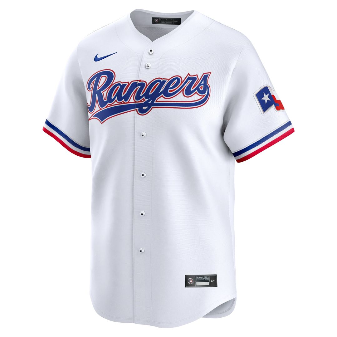 Texas Rangers Nike White Baseball Jersey