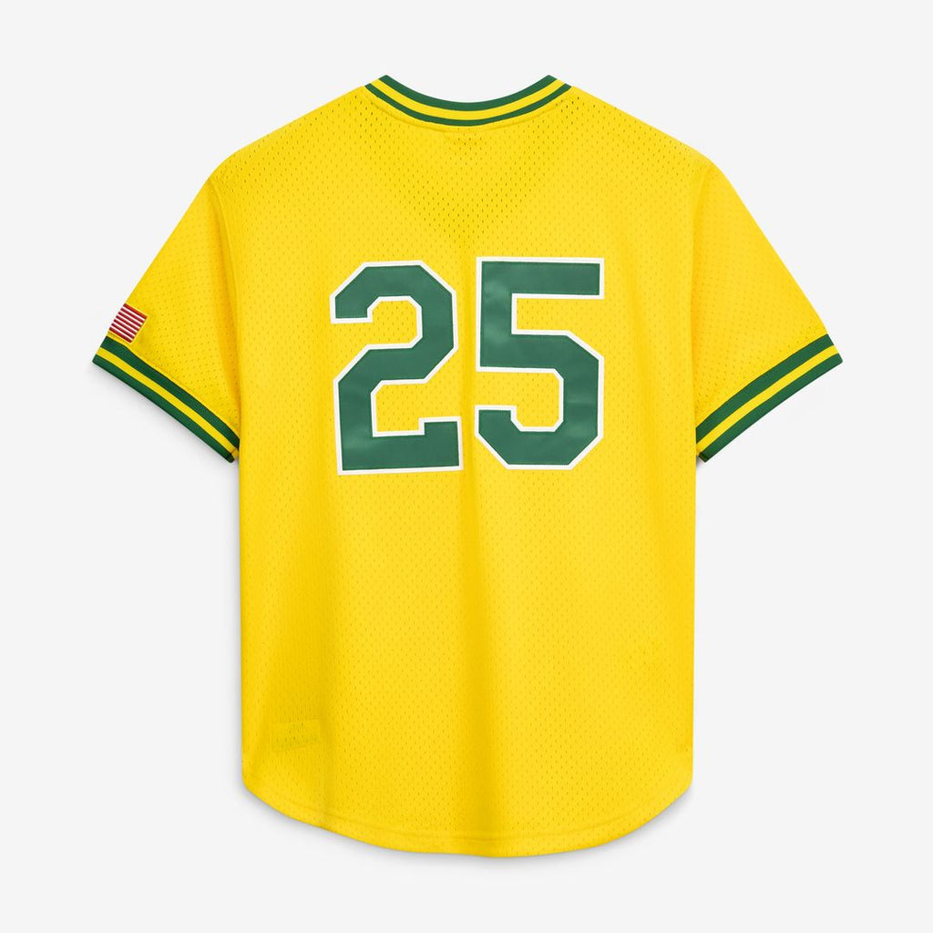 Athletics Mitchell & Ness Gold Authentic Baseball Jersey