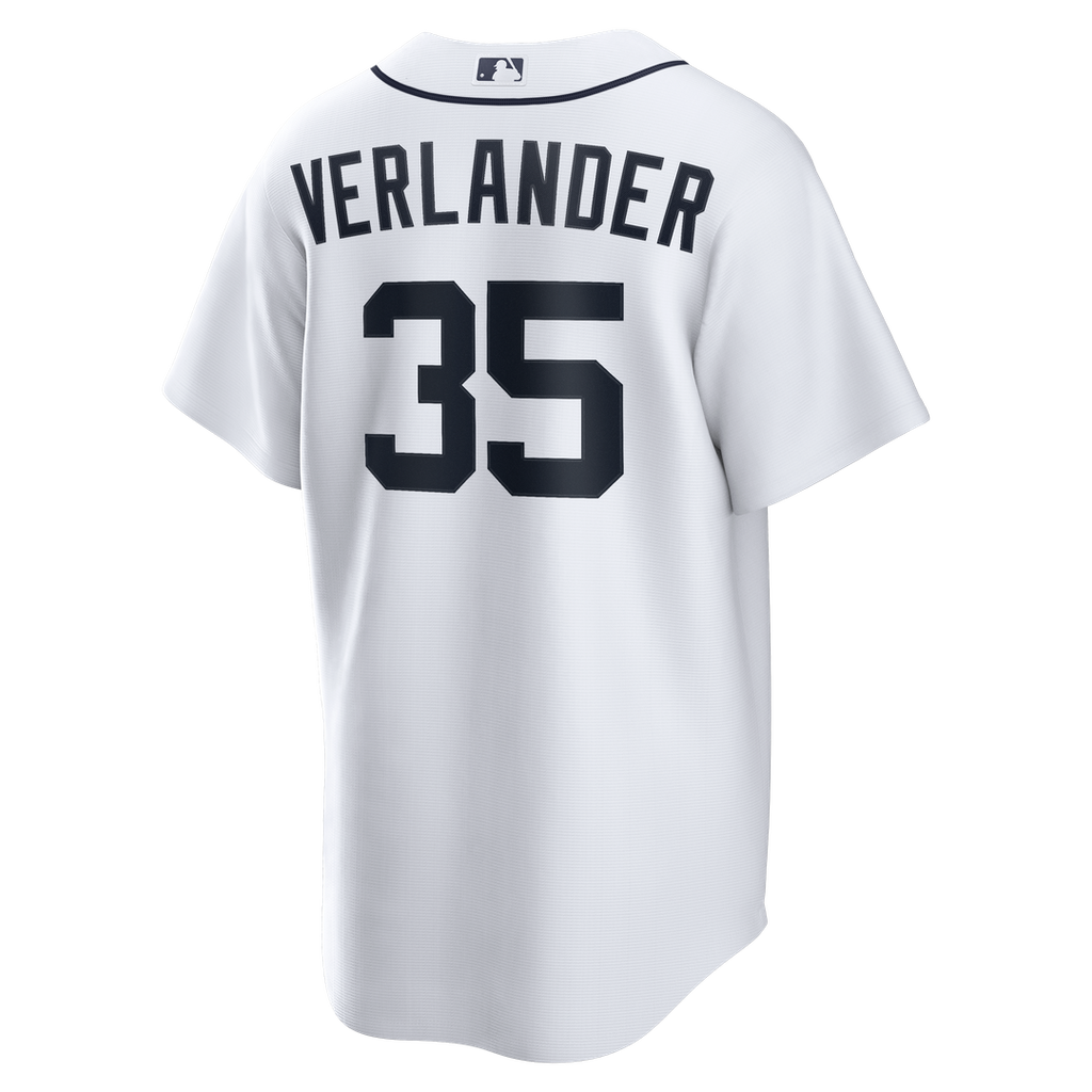 Detroit Tigers Nike White Replica Baseball Jersey