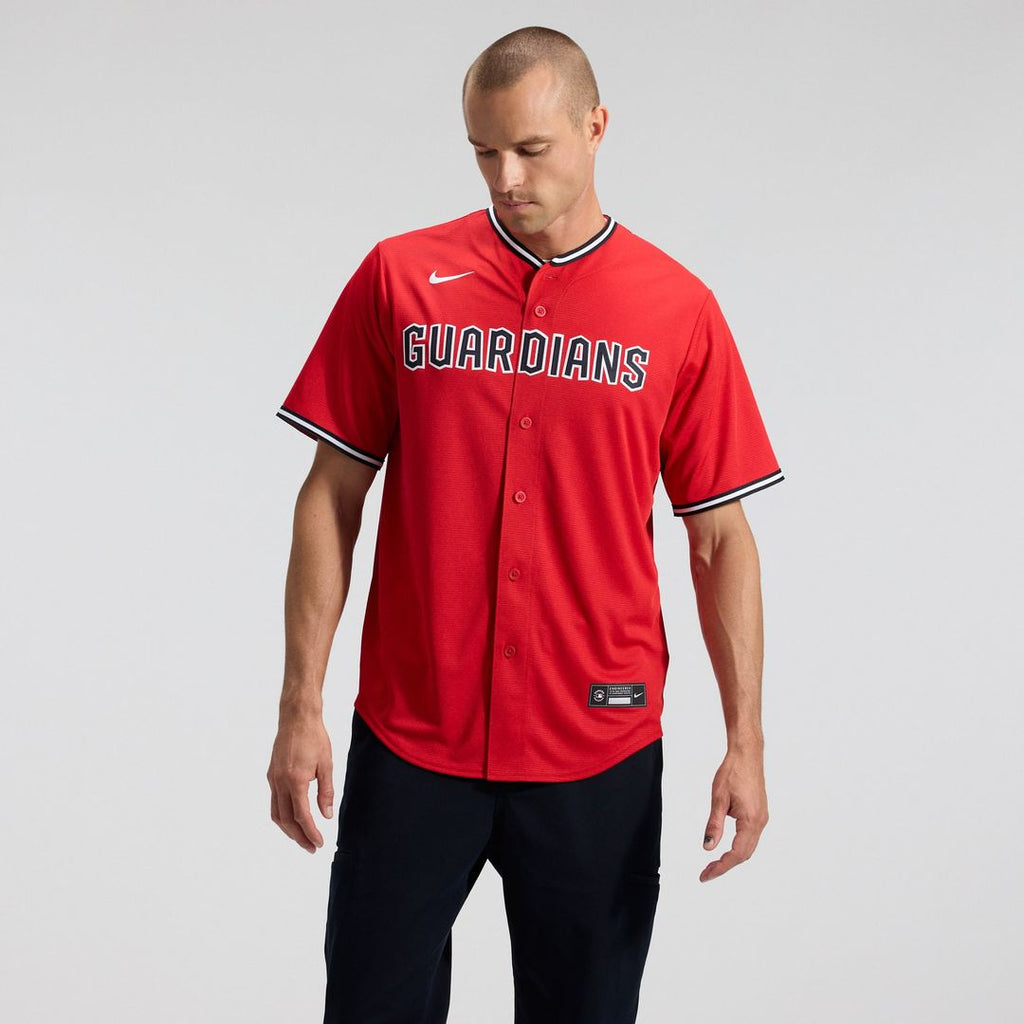 Cleveland Guardians Nike Red Replica MLB baseball jersey