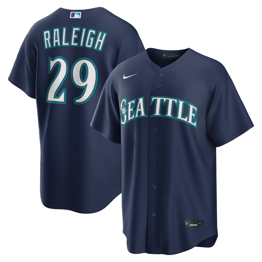 Seattle Mariners Nike Navy Replica MLB baseball jersey