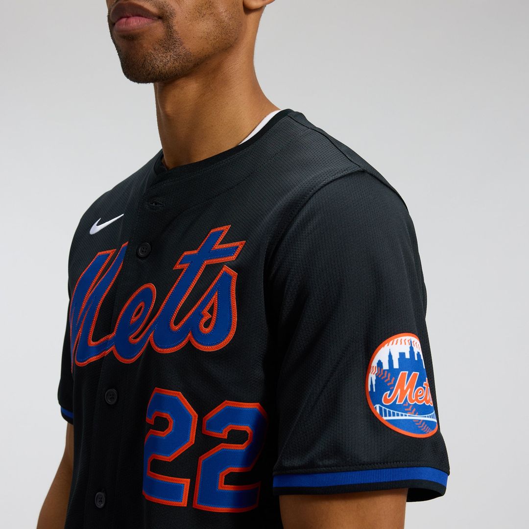 New York Mets Nike Black Authentic Baseball Jersey