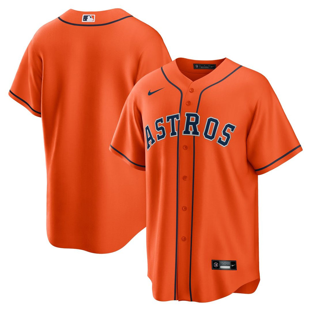 Houston Astros Nike Orange Replica Baseball Jersey