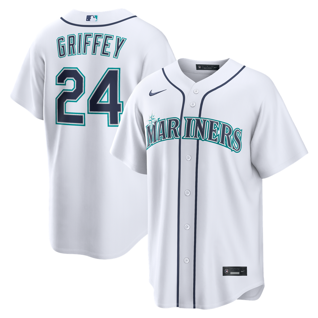 Seattle Mariners Nike White Replica MLB baseball jersey