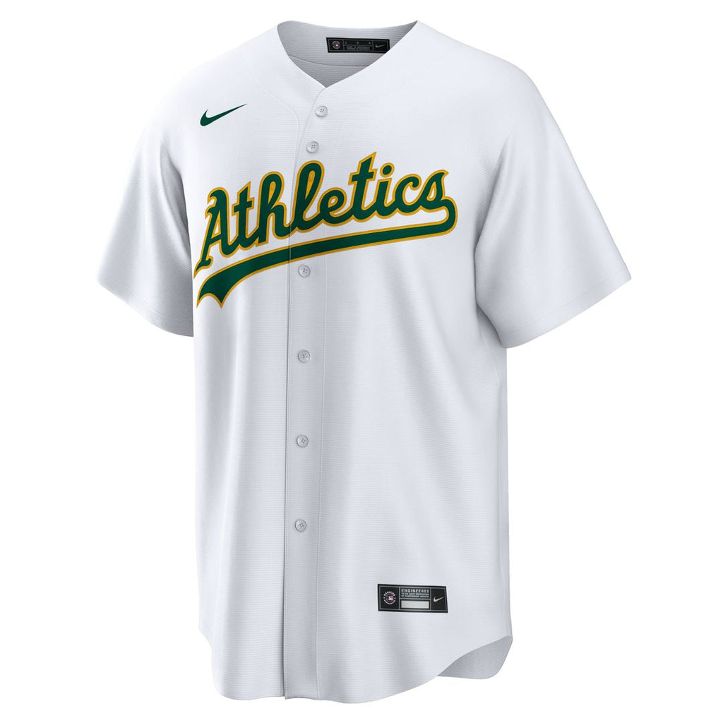 Athletics Nike White Replica Baseball Jersey