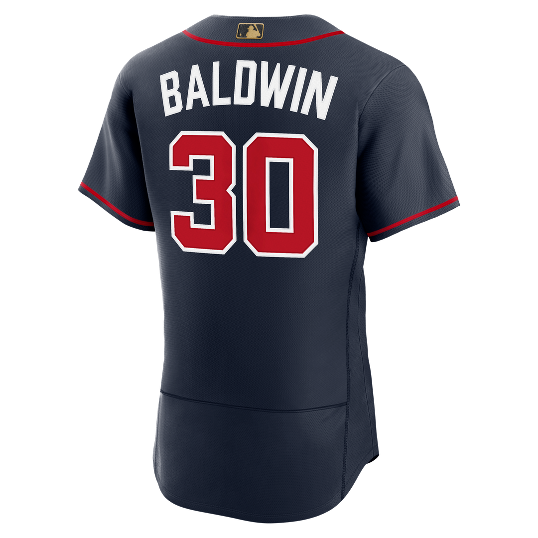 Atlanta Braves Nike Navy Authentic Baseball Jersey