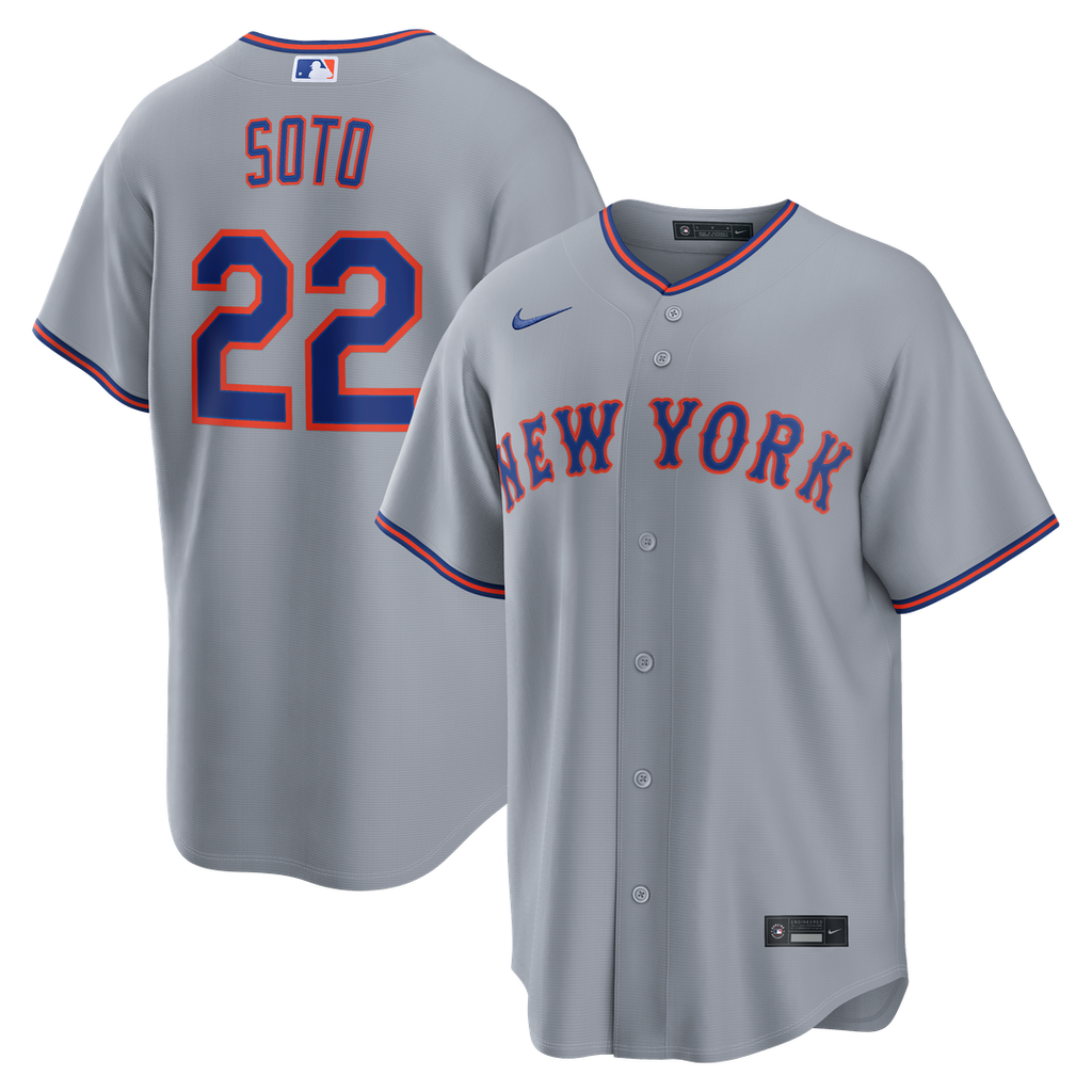 New York Mets Nike Gray Replica MLB baseball jersey