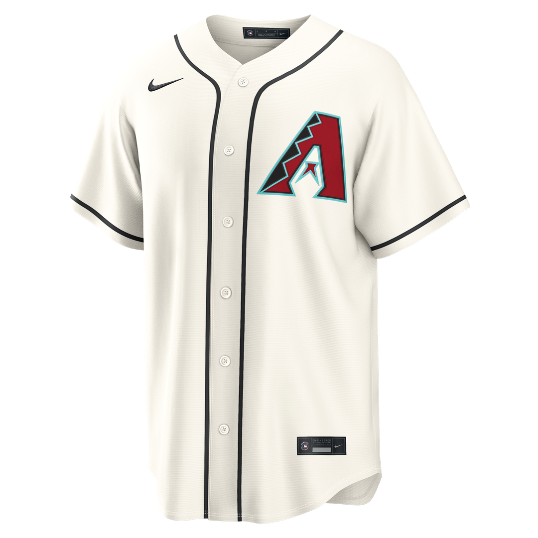 Arizona Diamondbacks Nike Cream Replica Baseball Jersey
