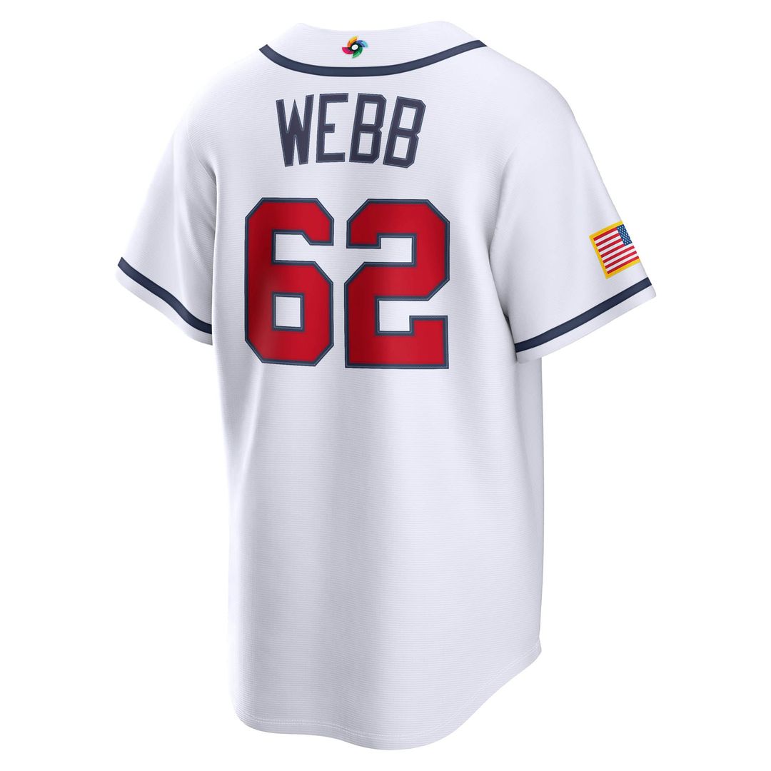 USA Baseball Nike White Baseball Jersey