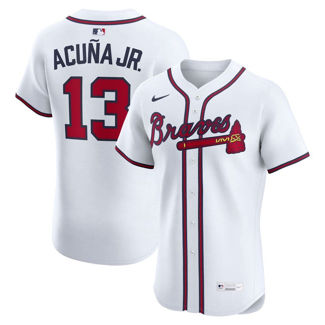 Atlanta Braves Nike White Authentic Baseball Jersey