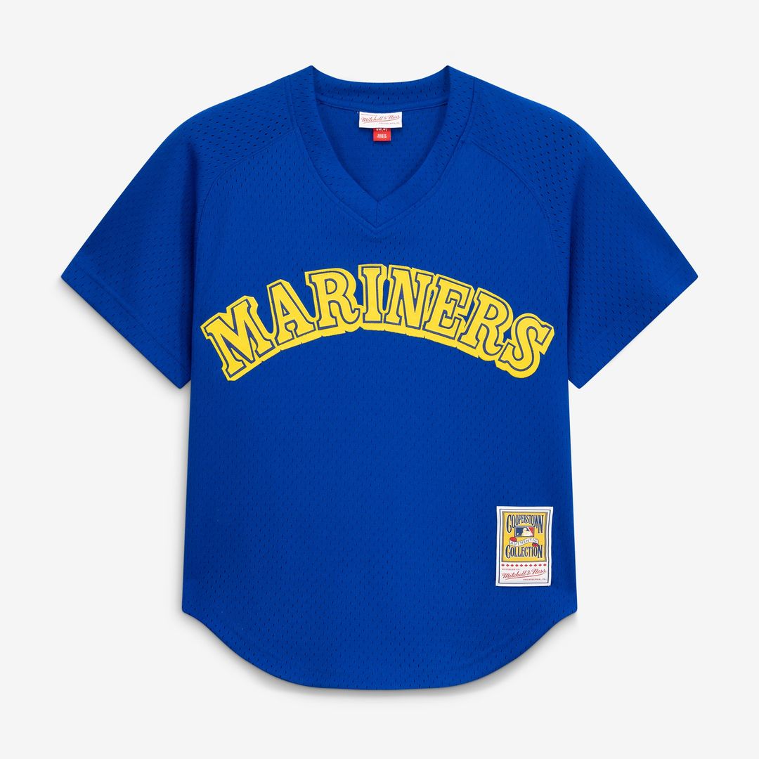 Seattle Mariners Mitchell & Ness Royal Authentic Baseball Jersey