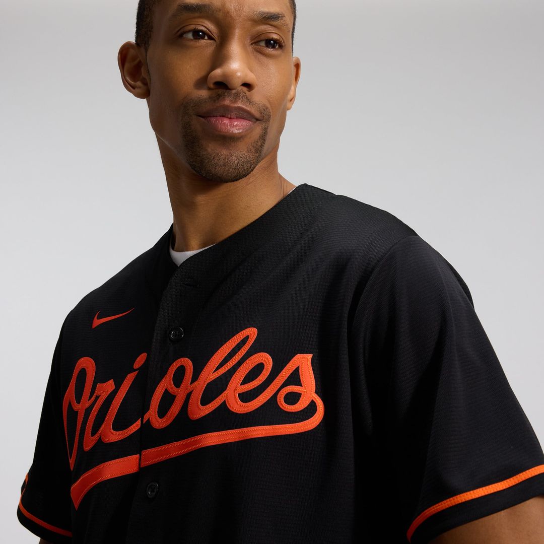 Baltimore Orioles Nike Black Replica Baseball Jersey