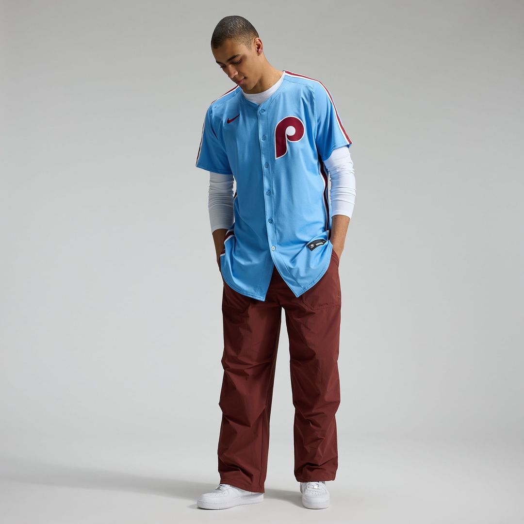Philadelphia Phillies Nike Blue Authentic Baseball Jersey