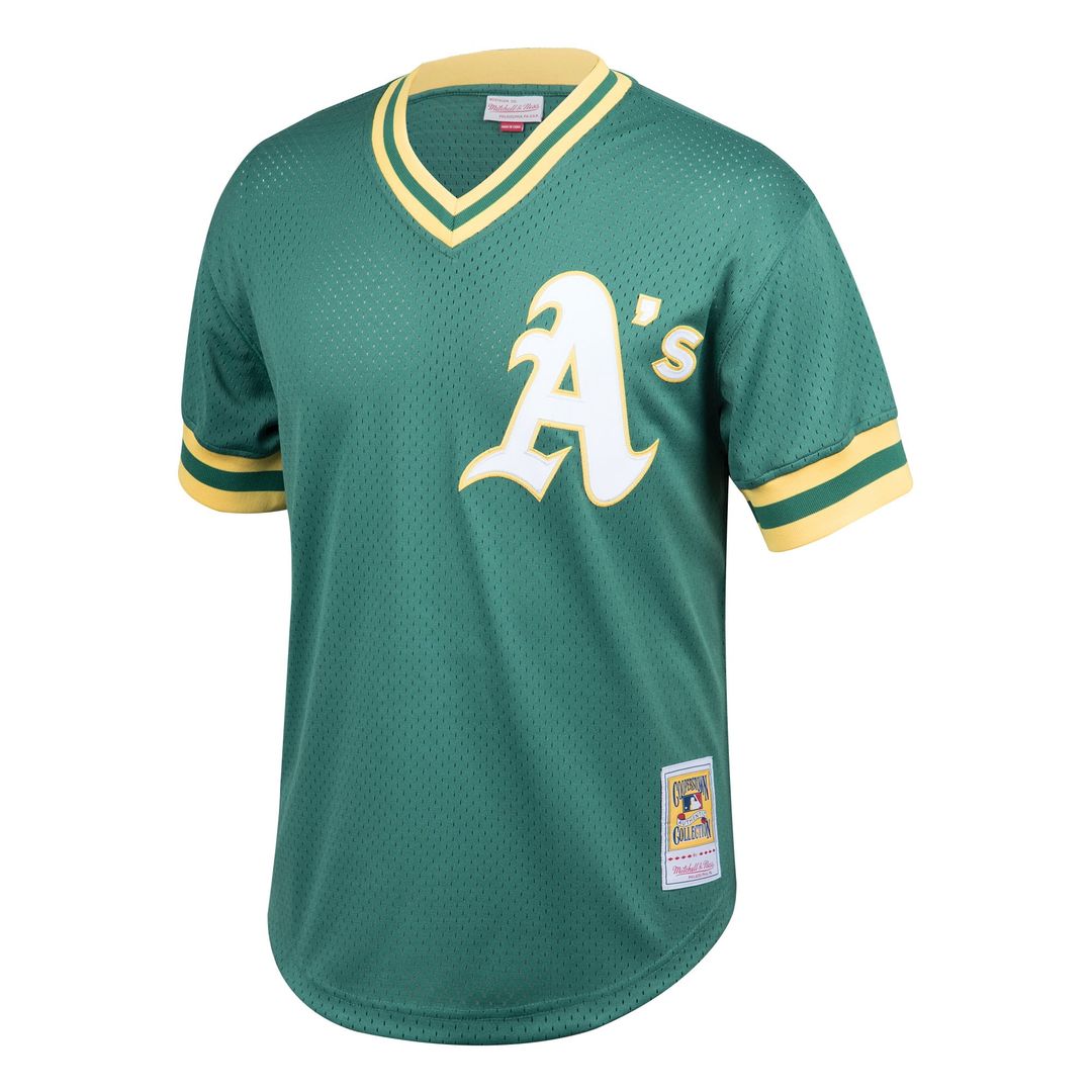 Athletics Mitchell & Ness Green Authentic Baseball Jersey