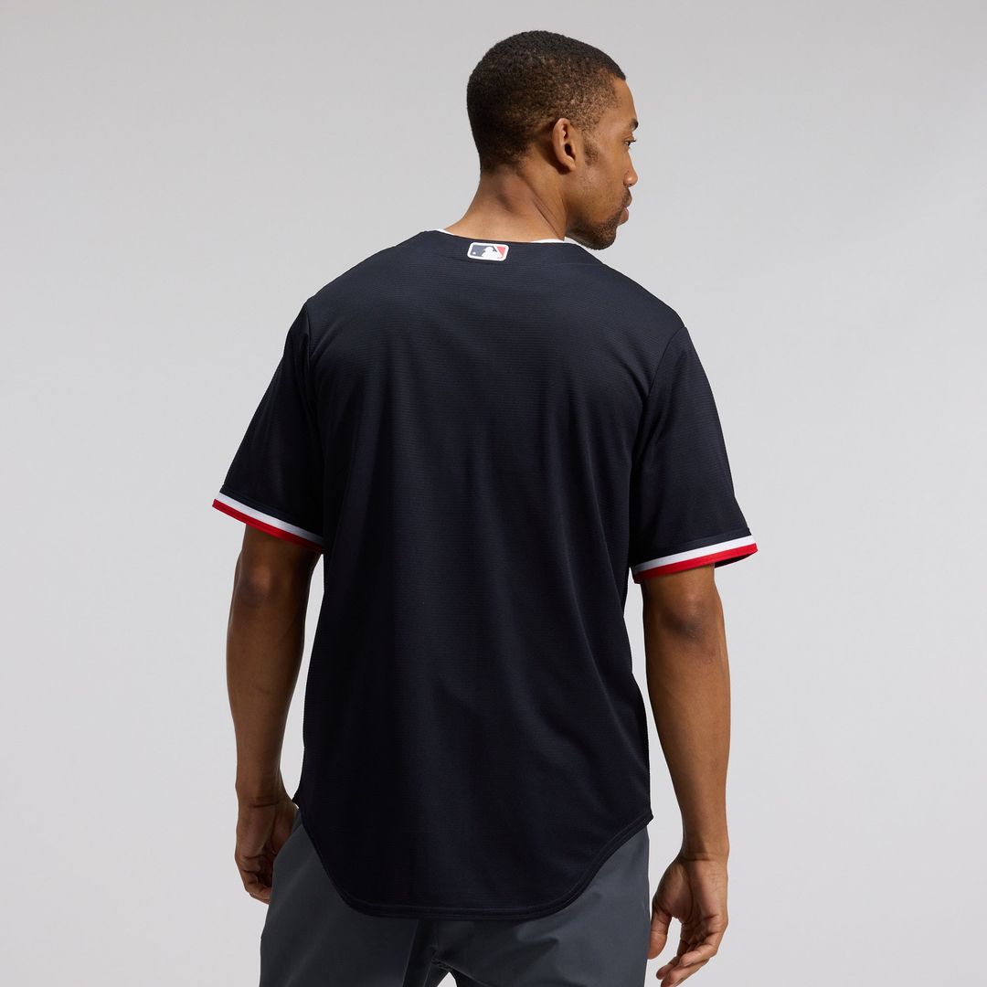 Minnesota Twins Nike Cream Replica Baseball Jersey