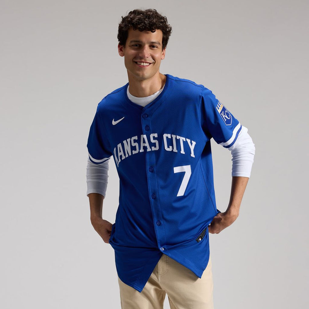 Kansas City Royals Nike Royal Authentic Baseball Jersey