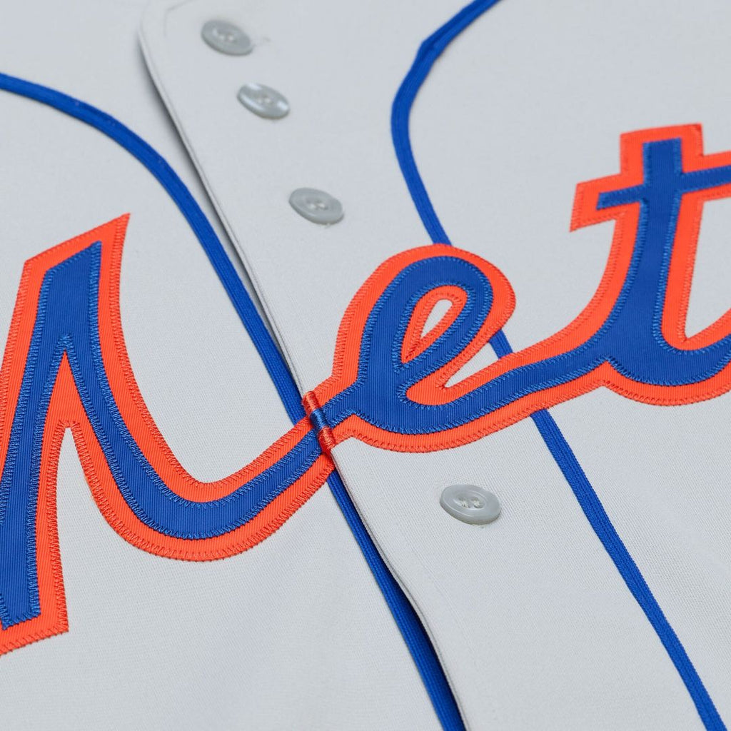 New York Mets Mitchell & Ness Gray Authentic Baseball Jersey