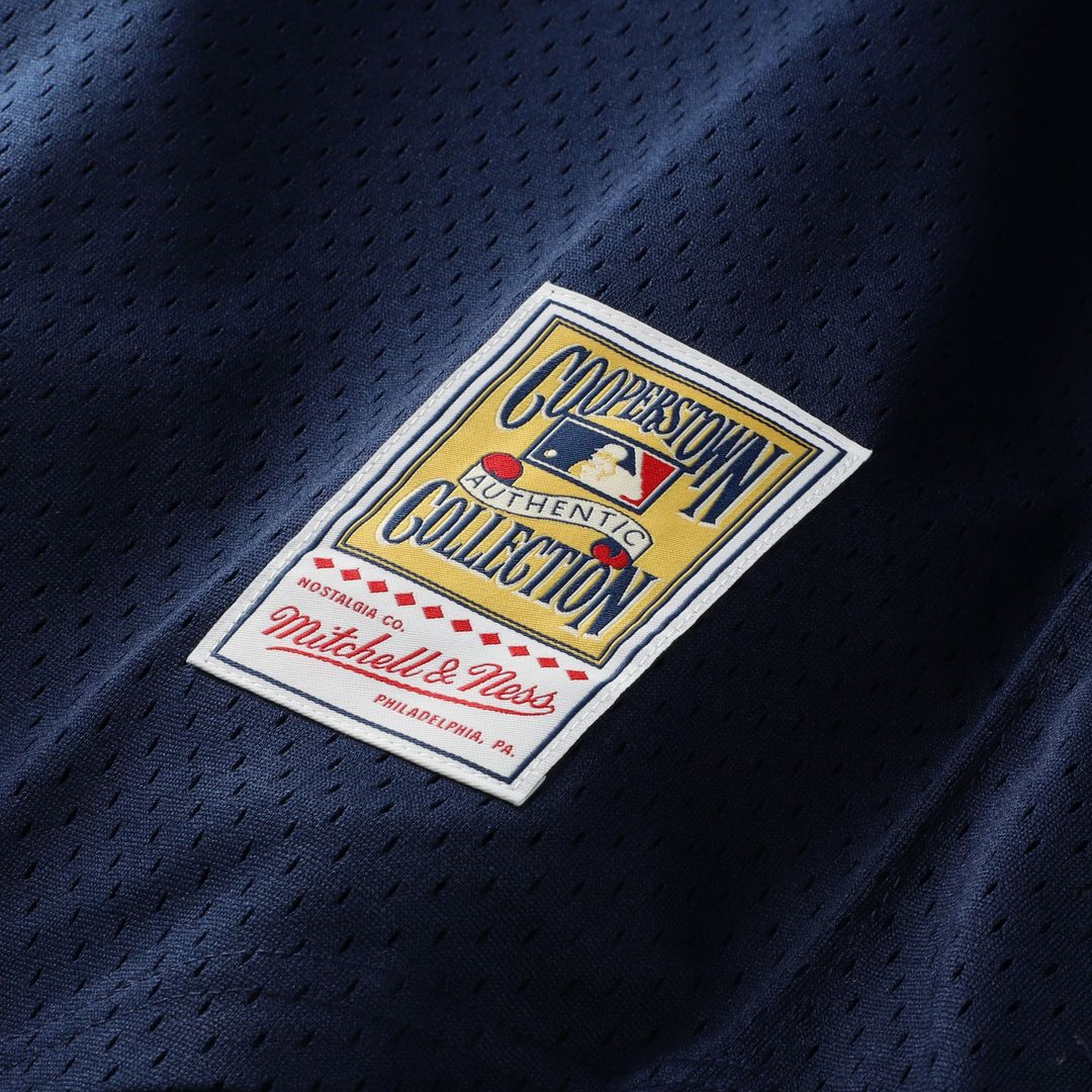New York Yankees Mitchell & Ness Navy Baseball Jersey