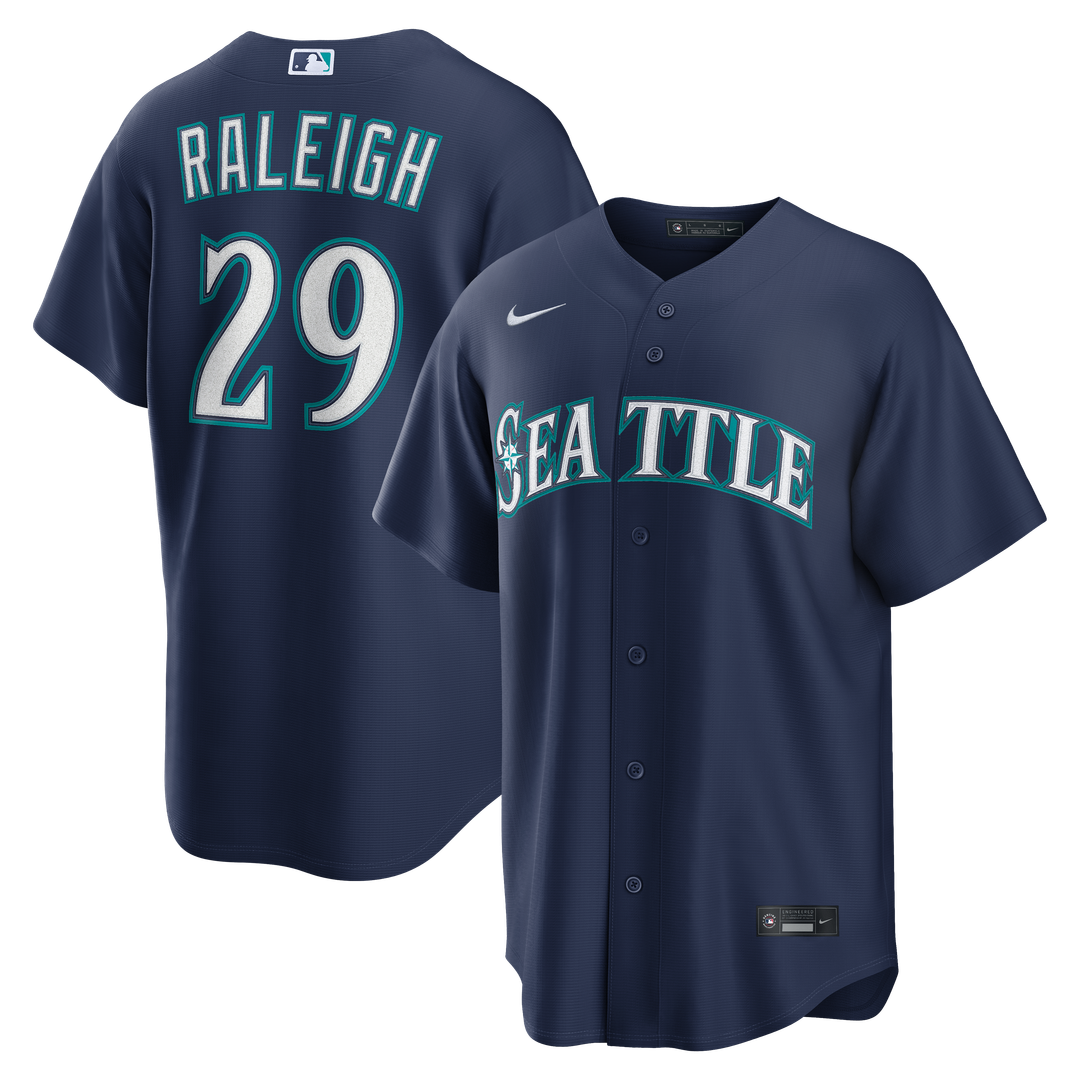 Seattle Mariners Nike Navy Replica Baseball Jersey