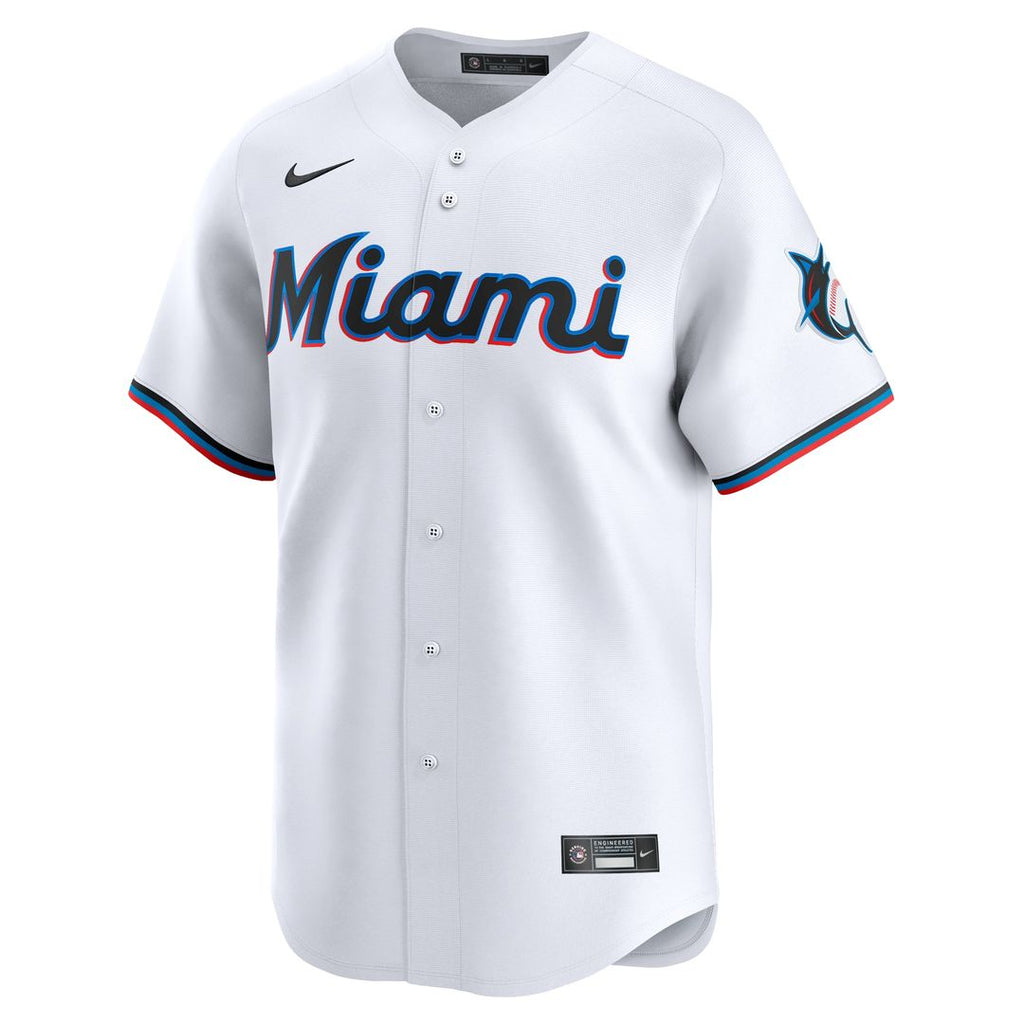 Miami Marlins Nike White Authentic Baseball Jersey