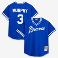 Atlanta Braves Mitchell & Ness Royal Authentic Baseball Jersey
