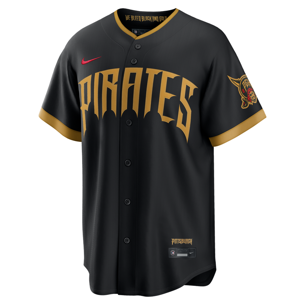Pittsburgh Pirates Nike Black Baseball Jersey