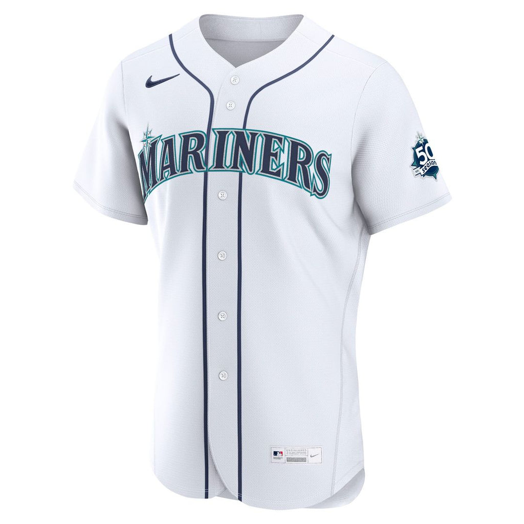 Seattle Mariners Nike White Authentic Baseball Jersey
