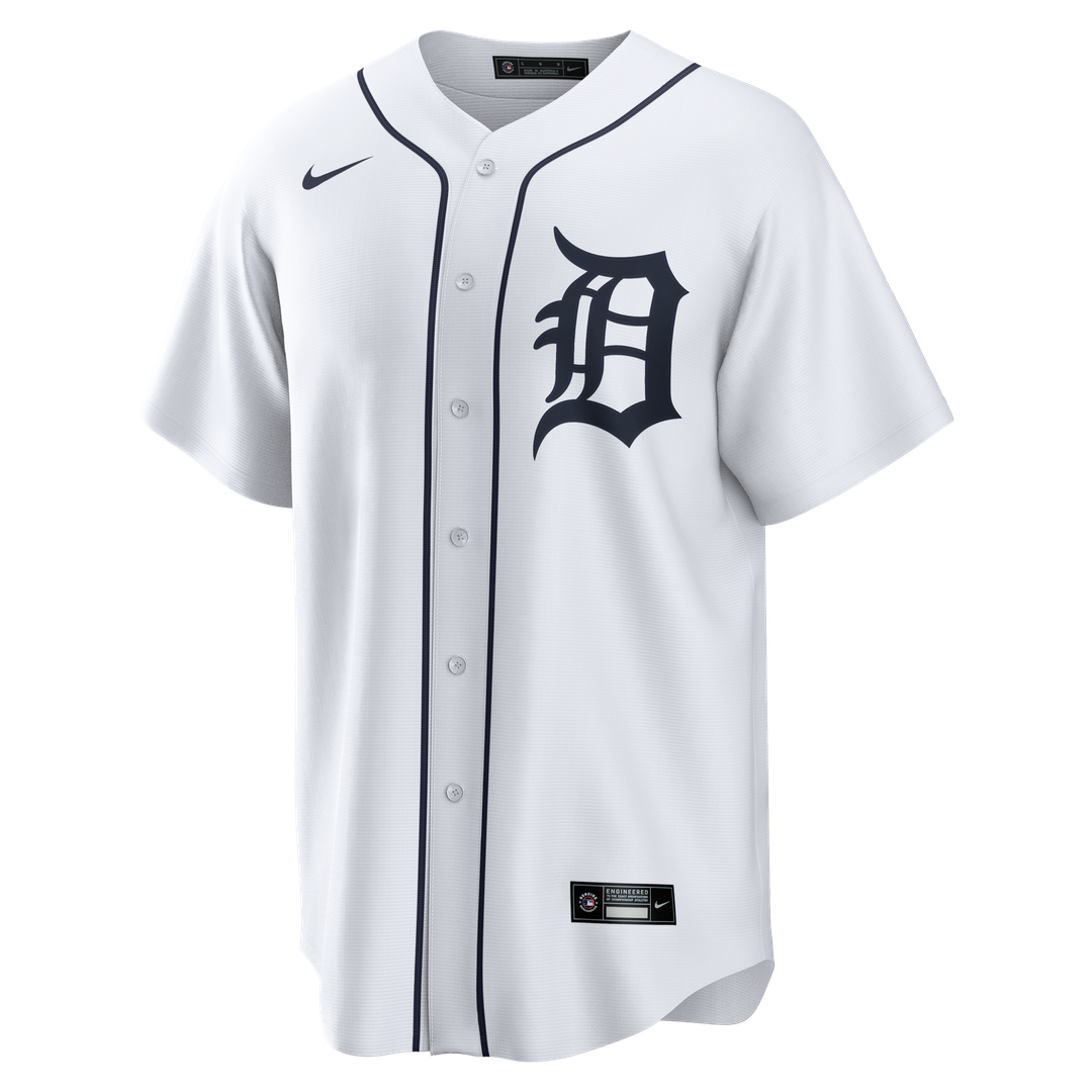Detroit Tigers Nike White Replica Baseball Jersey