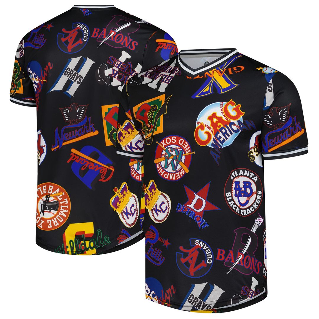 Negro League Baseball Merchandise Stitches Black Replica MLB baseball jersey