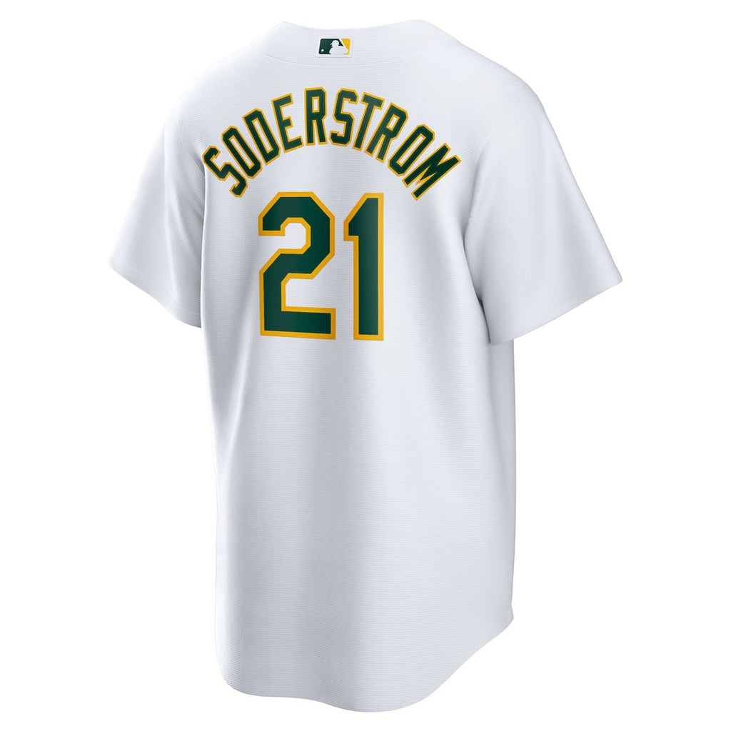 Athletics Nike White Replica Baseball Jersey
