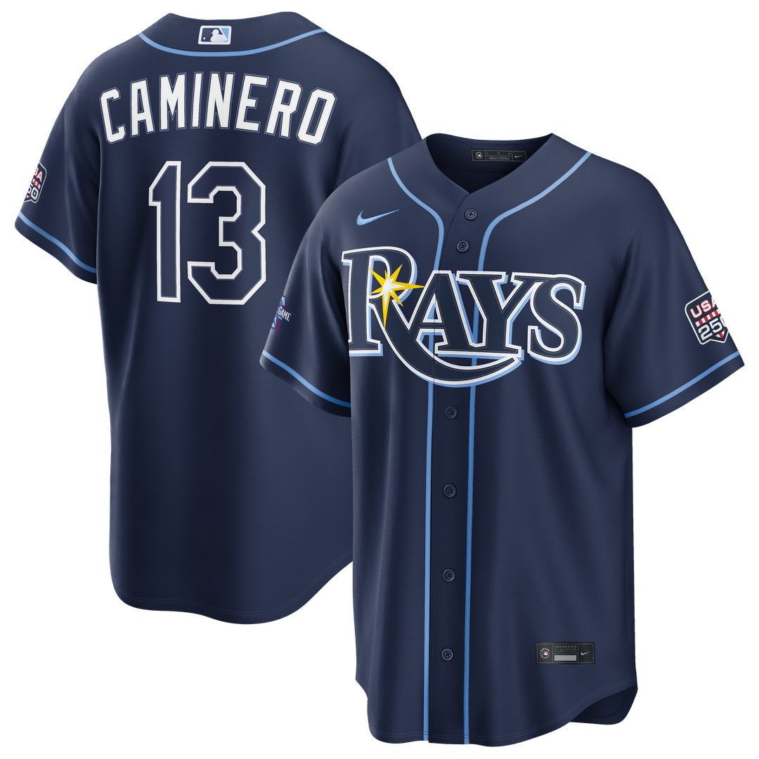 Tampa Bay Rays Nike Navy Replica MLB baseball jersey