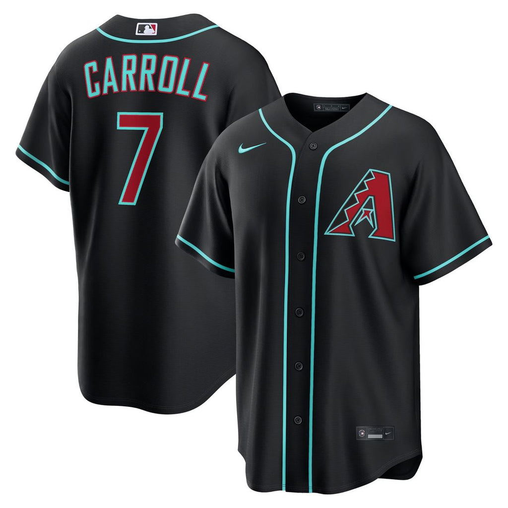 Arizona Diamondbacks Nike Black Replica Baseball Jersey