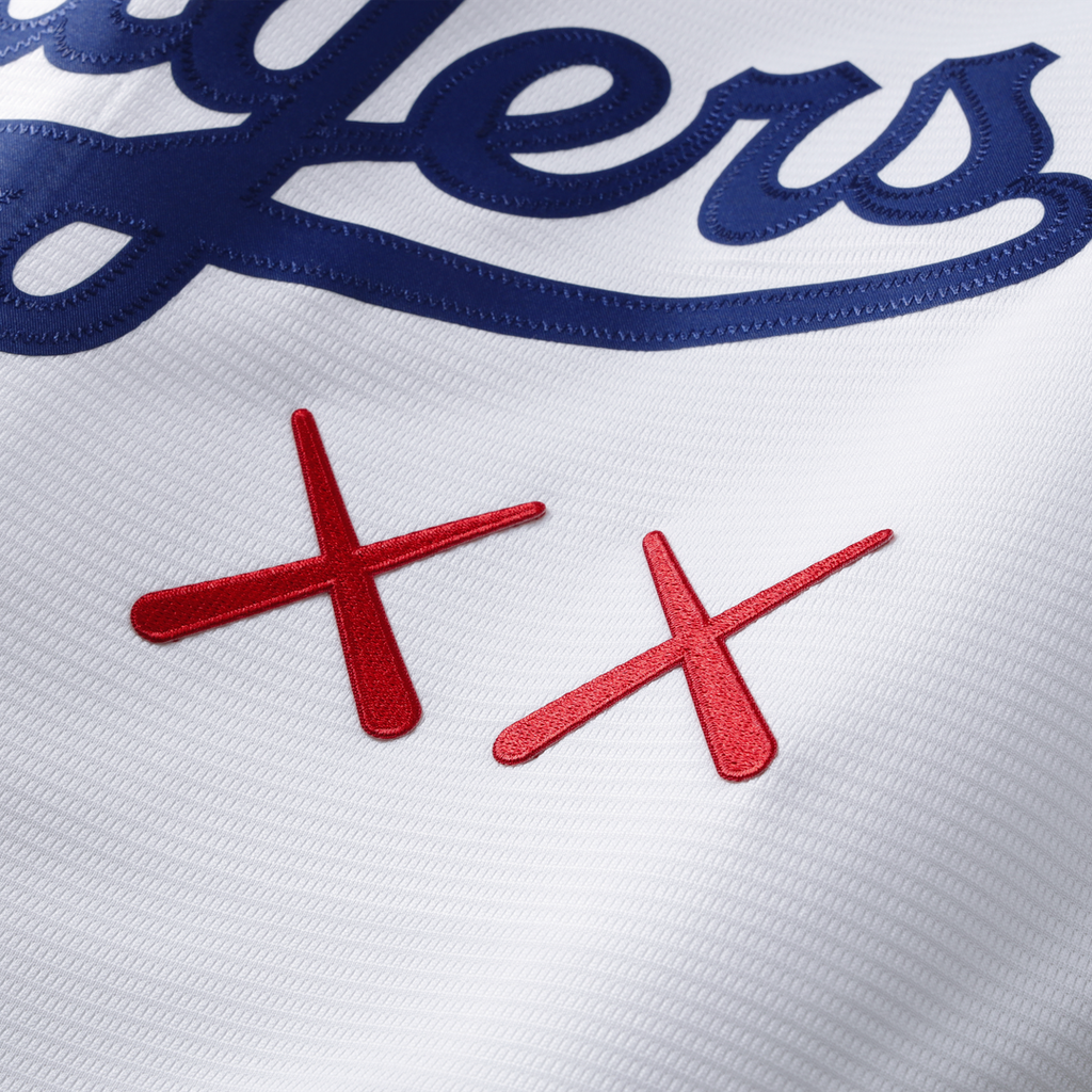 Los Angeles Dodgers Nike x KAWS White Baseball Jersey