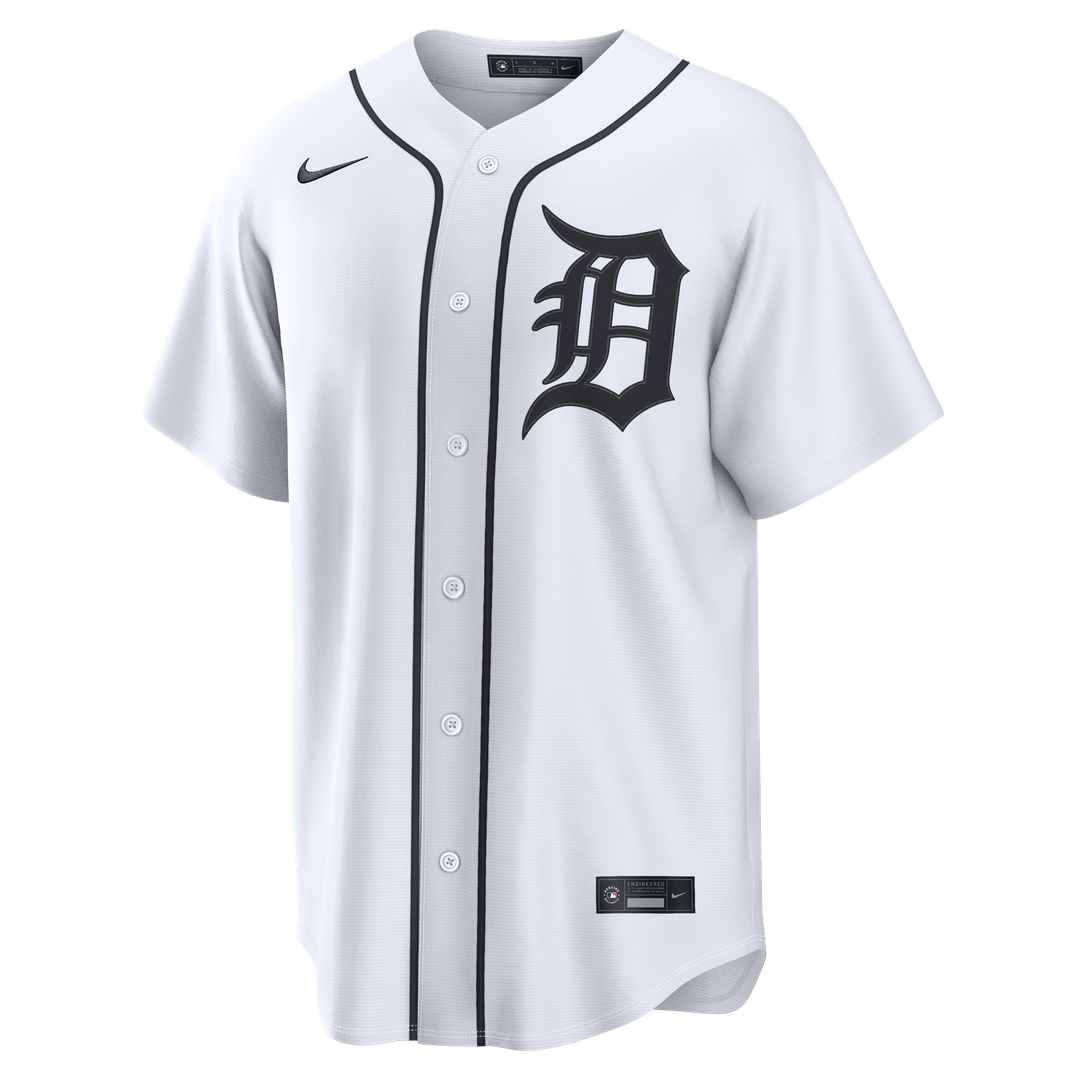 Detroit Tigers Nike White Replica Baseball Jersey