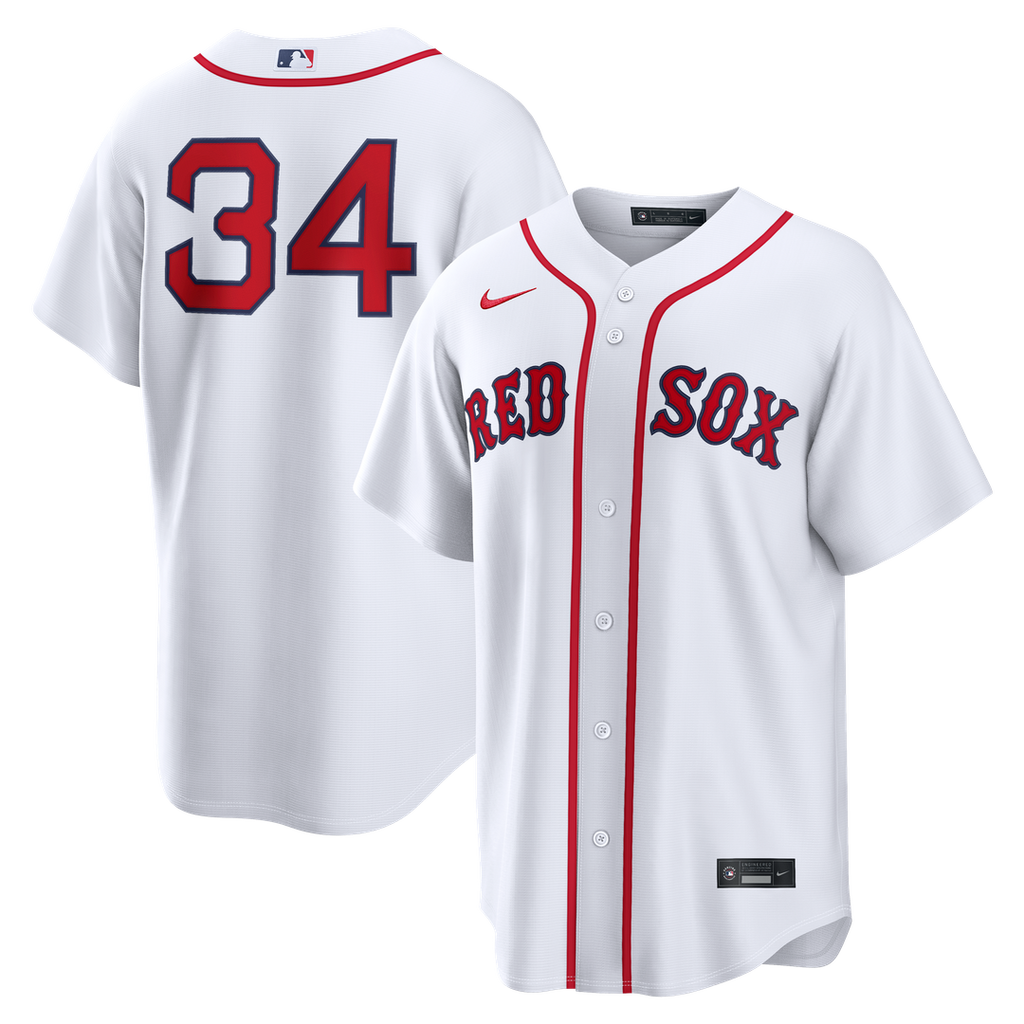 Boston Red Sox Nike White Replica MLB baseball jersey