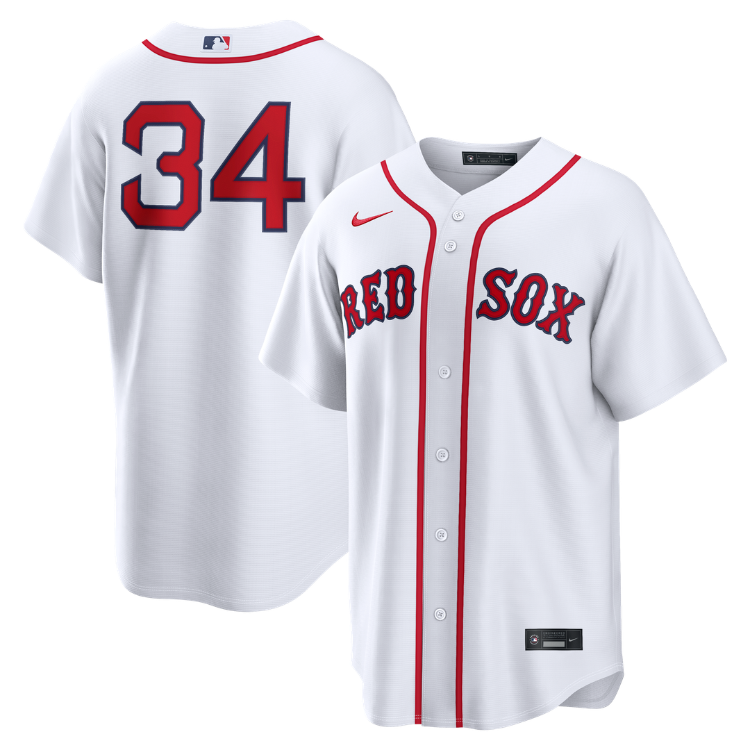 Boston Red Sox Nike White Replica MLB baseball jersey