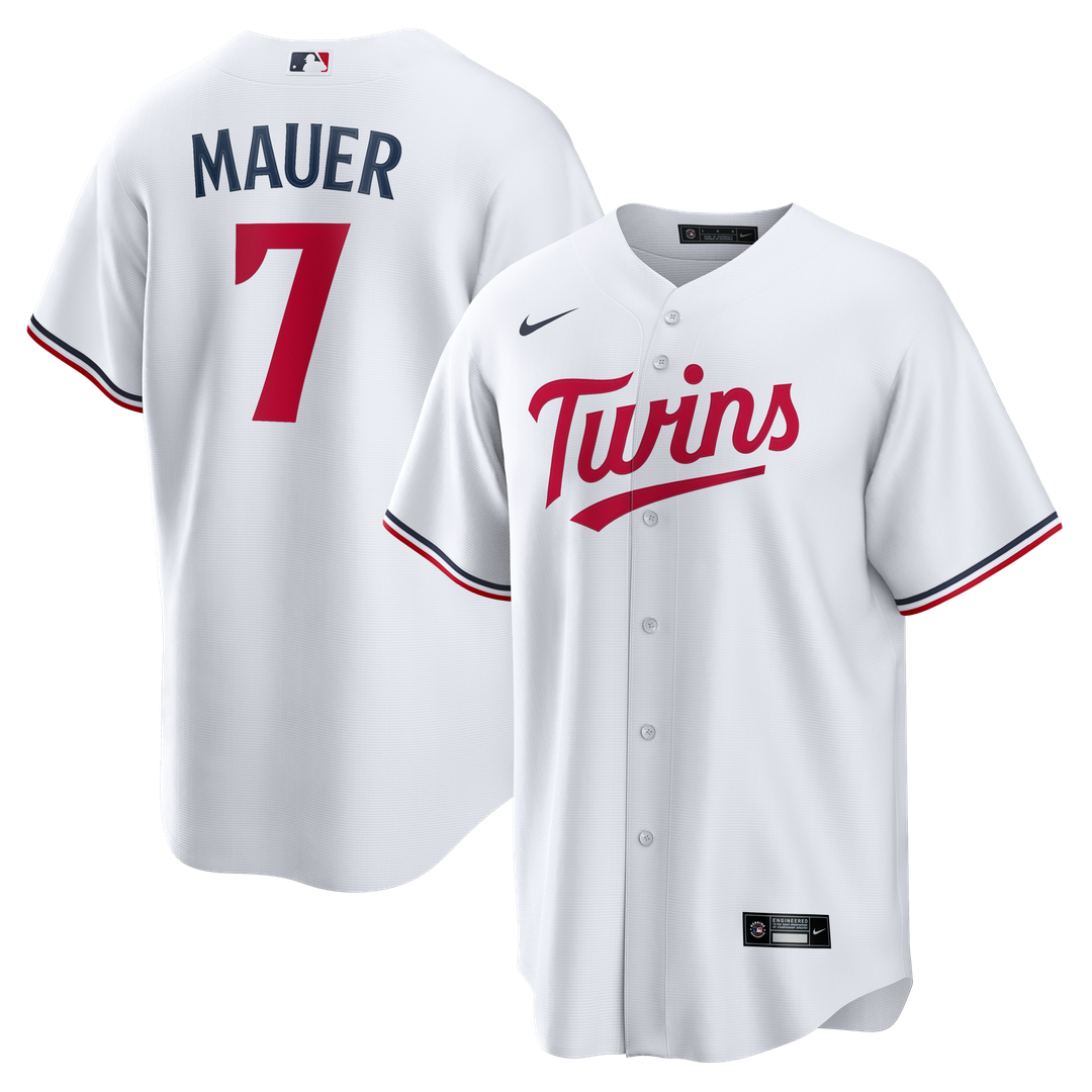Minnesota Twins Nike White Replica MLB baseball jersey