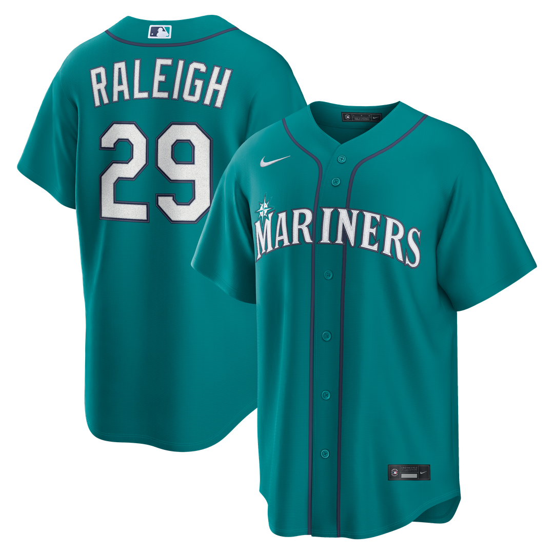 Seattle Mariners Nike Cream Replica Baseball Jersey