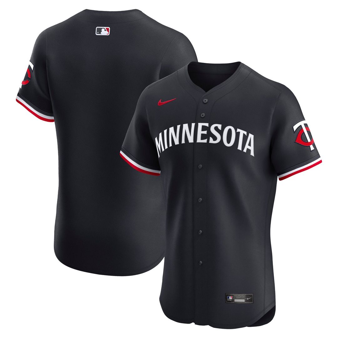 Minnesota Twins Nike Navy Authentic MLB baseball jersey