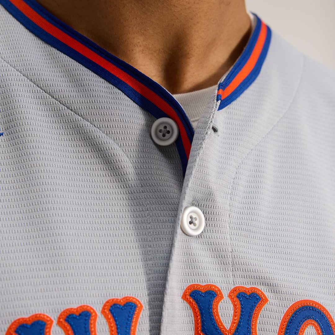 New York Mets Nike Gray Replica Baseball Jersey