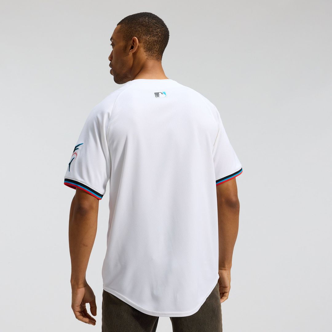 Miami Marlins Nike White Authentic Baseball Jersey
