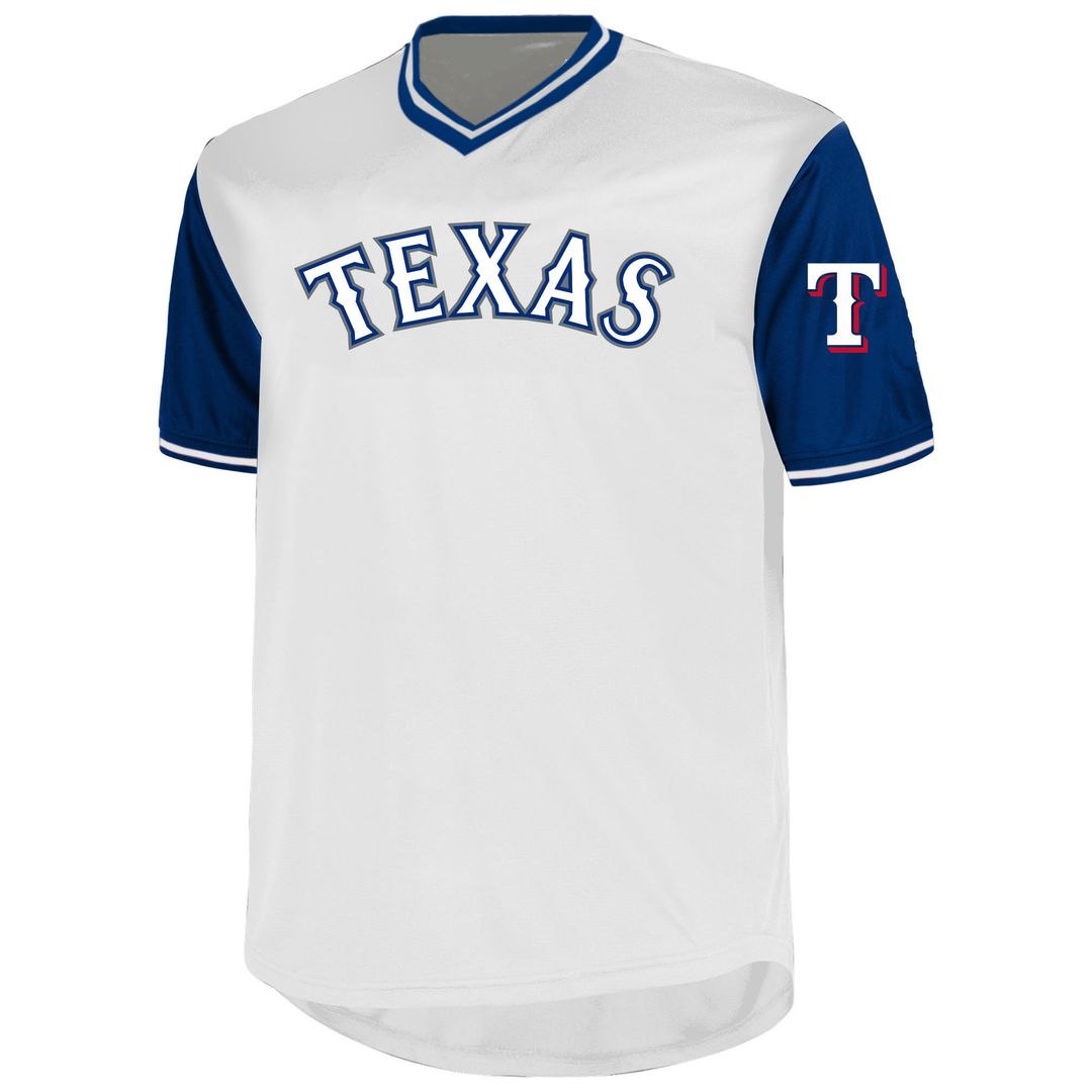 Texas Rangers Profile White Baseball Jersey