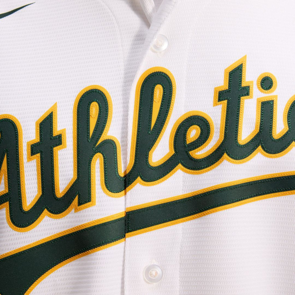 Athletics Nike White Replica Baseball Jersey