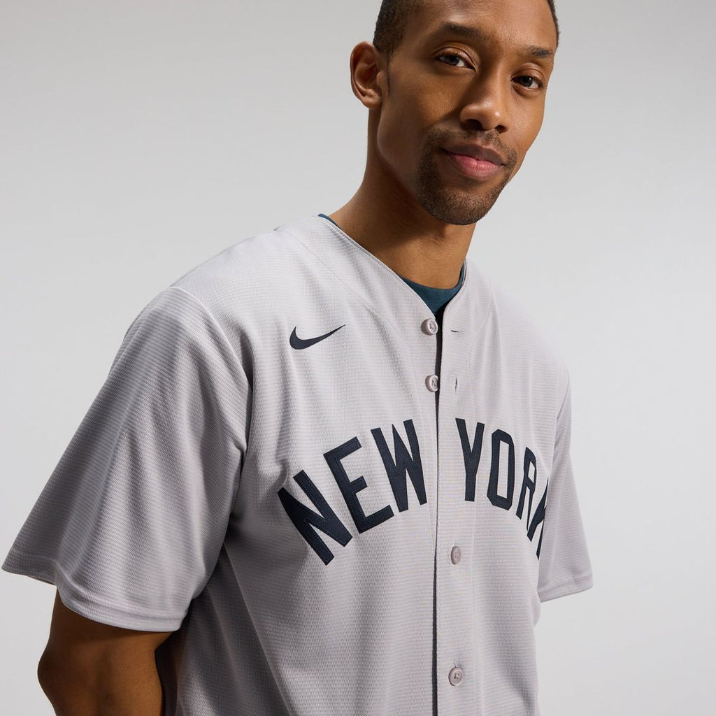 New York Yankees Nike Gray Replica Baseball Jersey