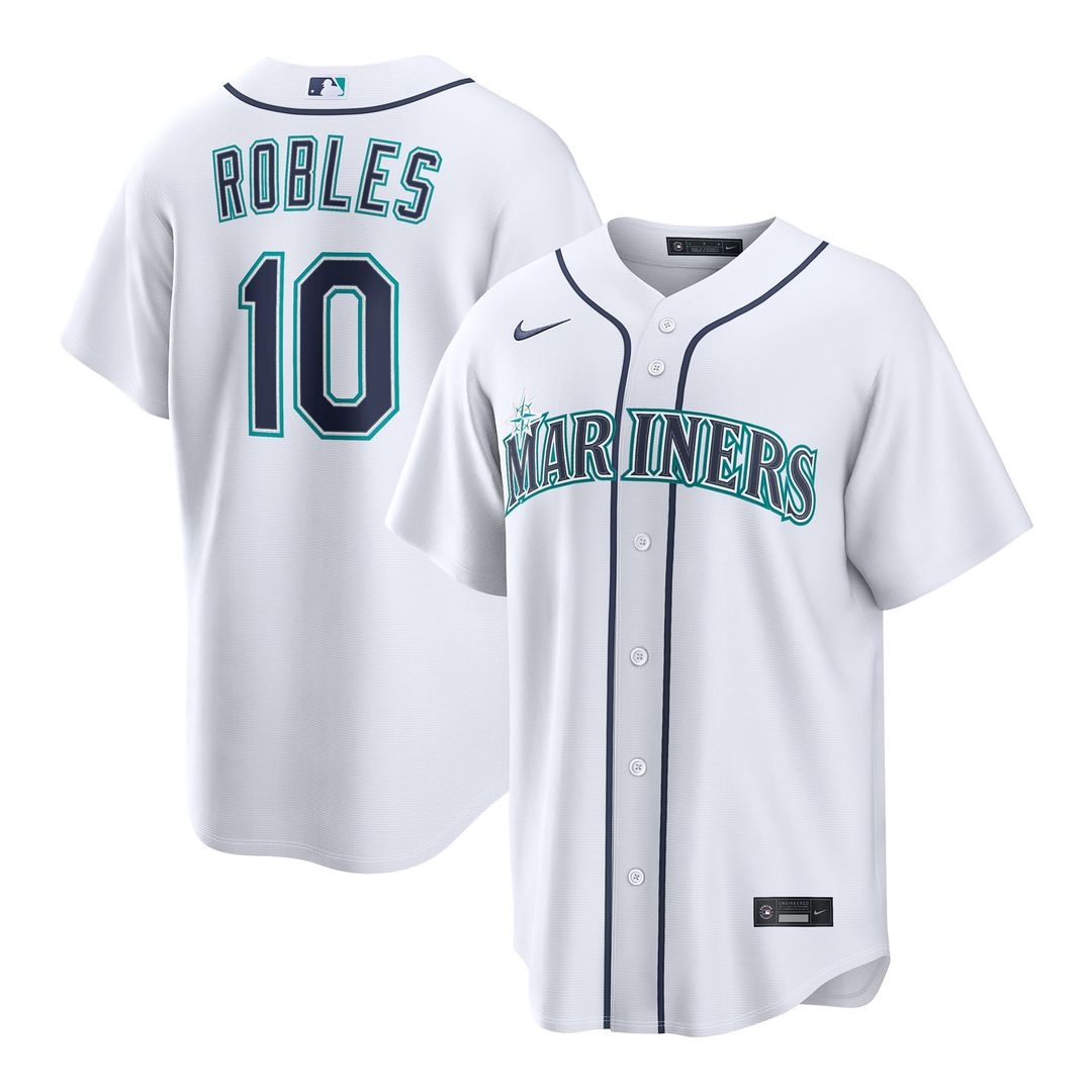 Seattle Mariners Nike White Replica MLB baseball jersey