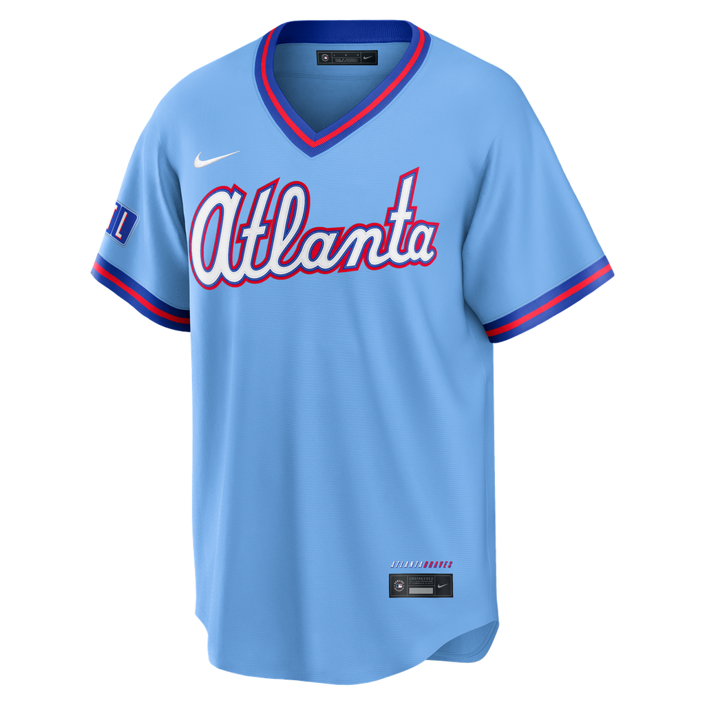 Atlanta Braves Nike Blue Baseball Jersey